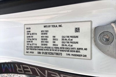 2020 Tesla Model 3 Performance