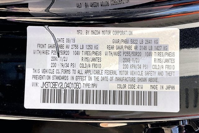 2020 Mazda Mazda CX-9 Signature
