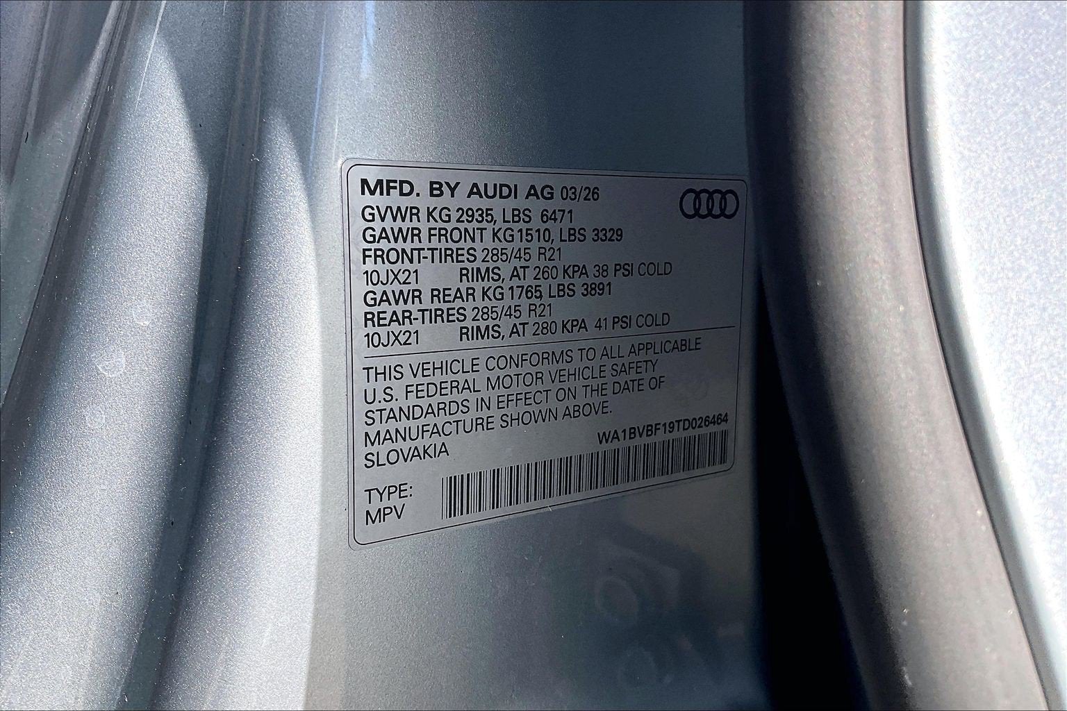 2026 Audi Q8 Premium Plus