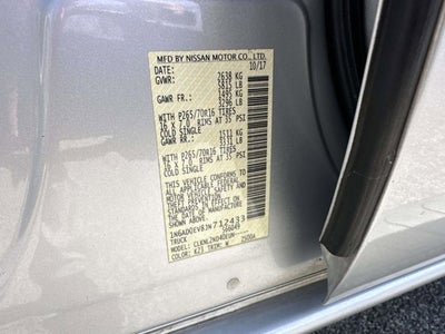 2018 Nissan Frontier SV V6