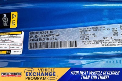 2021 Jeep Wrangler Unlimited Rubicon