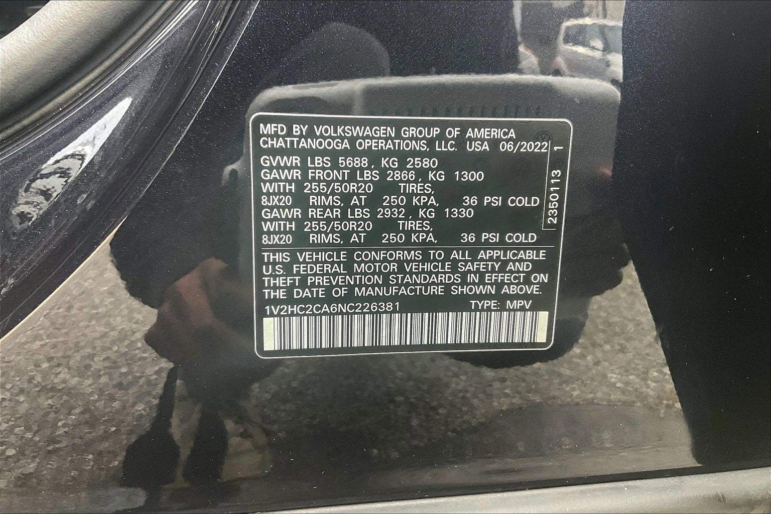 2022 Volkswagen Atlas Cross Sport 2.0T SE w/Technology