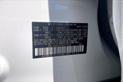 2022 Subaru Outback Onyx Edition XT