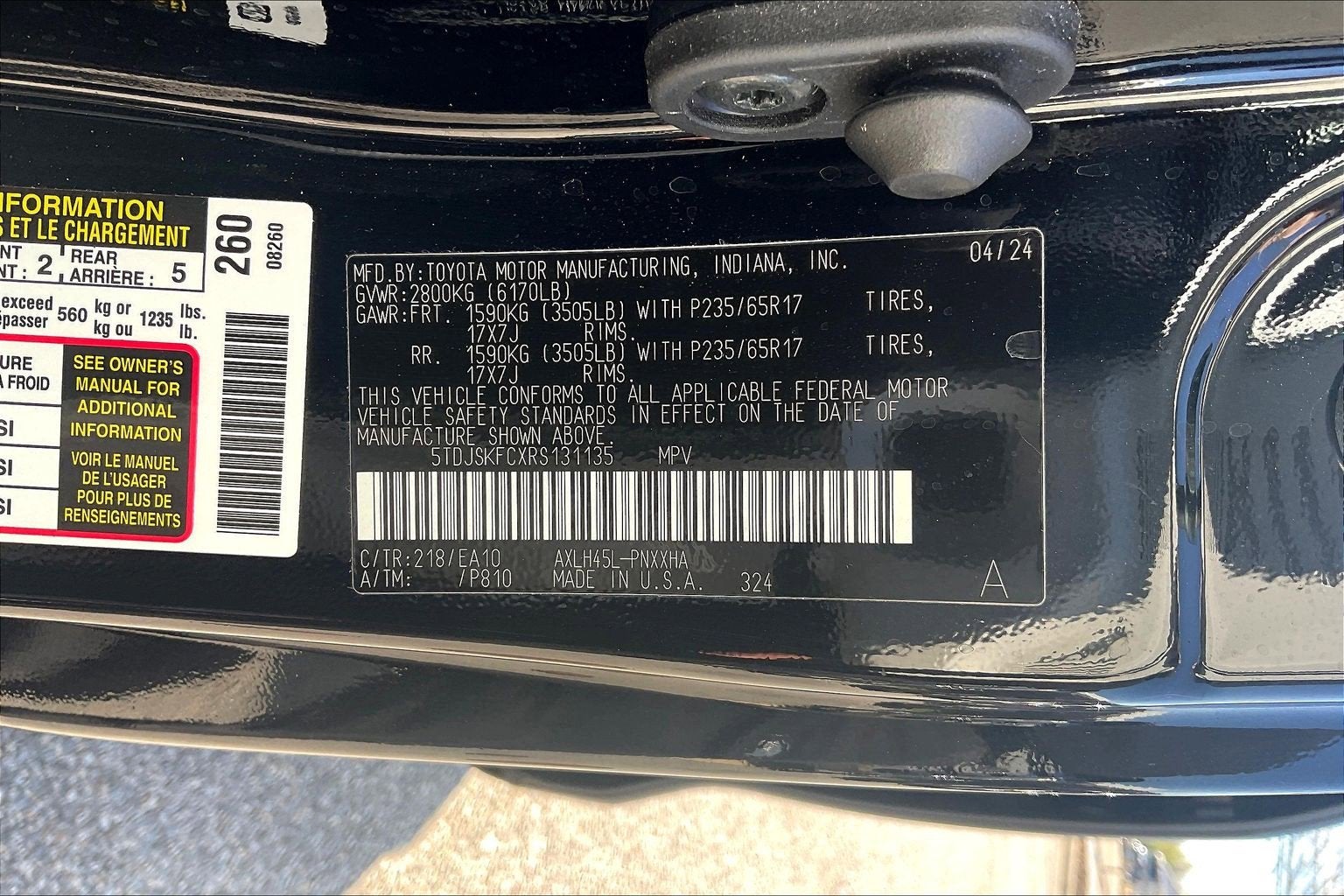 2024 Toyota Sienna XLE