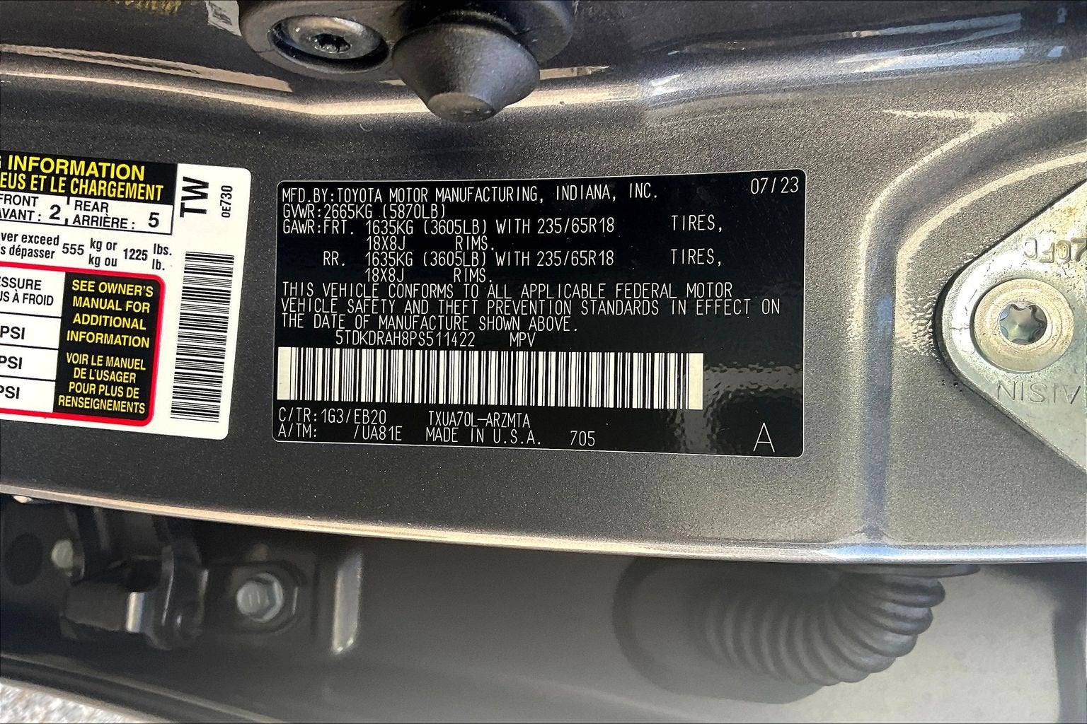 2023 Toyota Highlander XLE