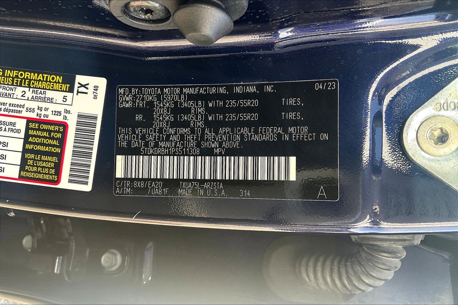 2023 Toyota Highlander XSE