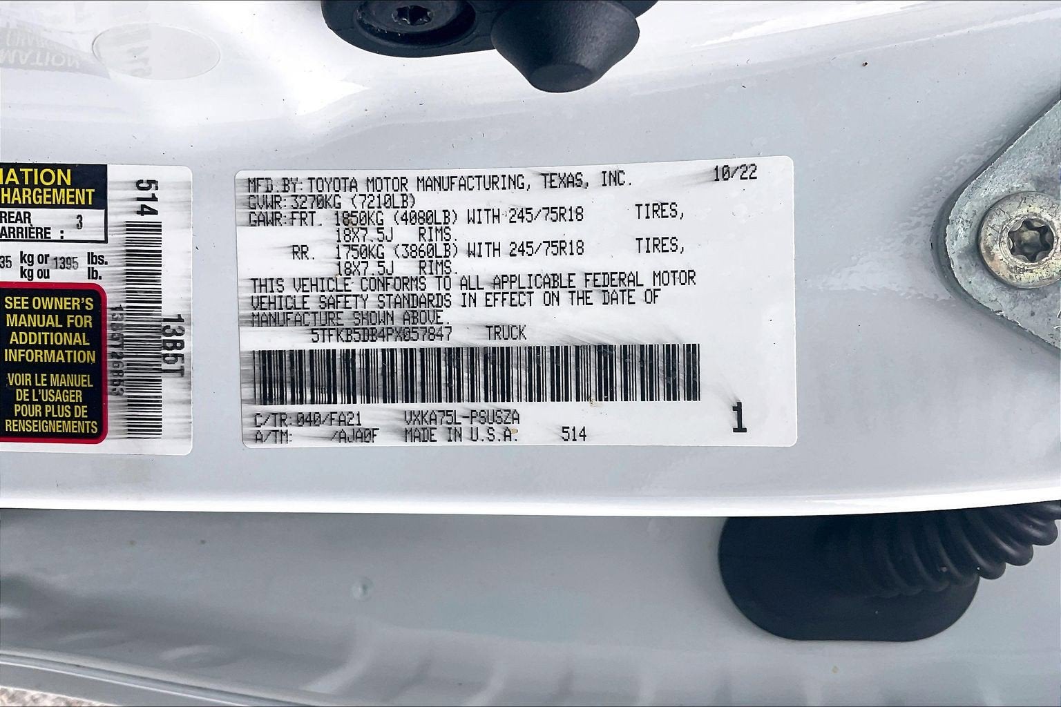 2023 Toyota Tundra SR