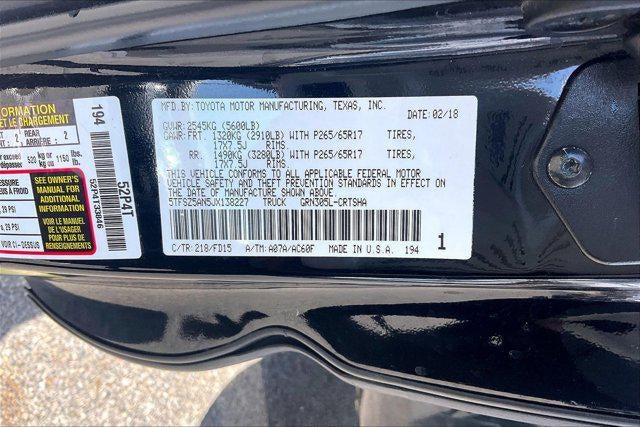 2018 Toyota Tacoma TRD Sport