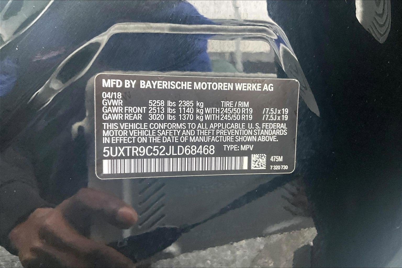 2018 BMW X3 xDrive30i