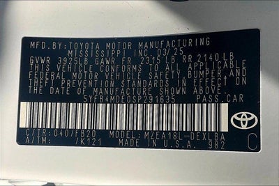 2025 Toyota Corolla LE