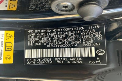 2019 Lexus UX UX 200 F SPORT