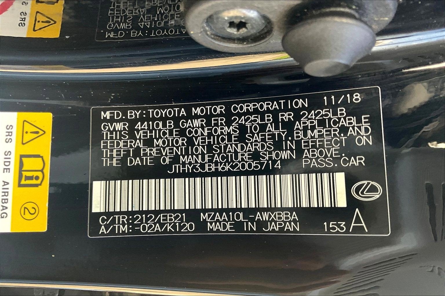 2019 Lexus UX UX 200 F SPORT