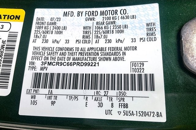 2023 Ford Bronco Sport Outer Banks LUXURY SUV