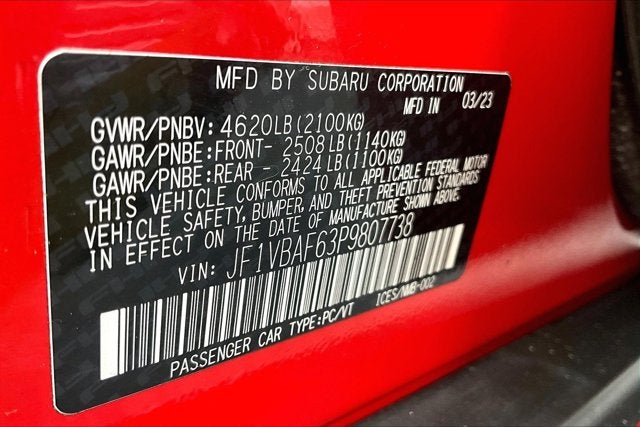 2023 Subaru WRX Premium