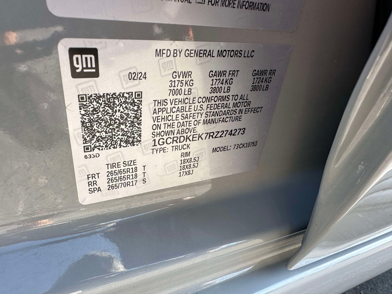 2024 Chevrolet Silverado 1500 LT (2FL)