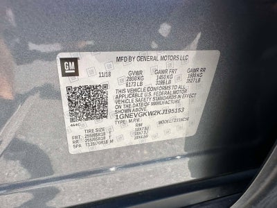 2019 Chevrolet Traverse LT Cloth