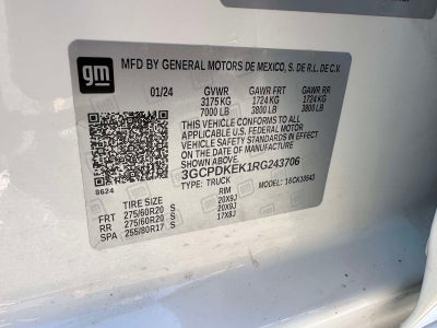 2024 Chevrolet Silverado 1500 LT (2FL)