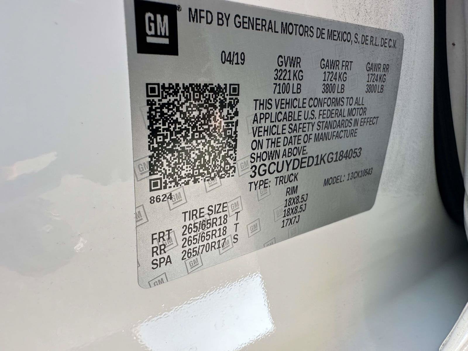 2019 Chevrolet Silverado 1500 LT