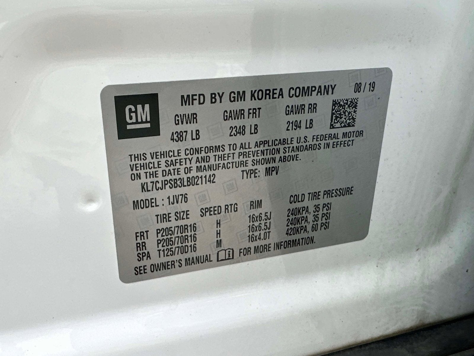 2020 Chevrolet Trax LT