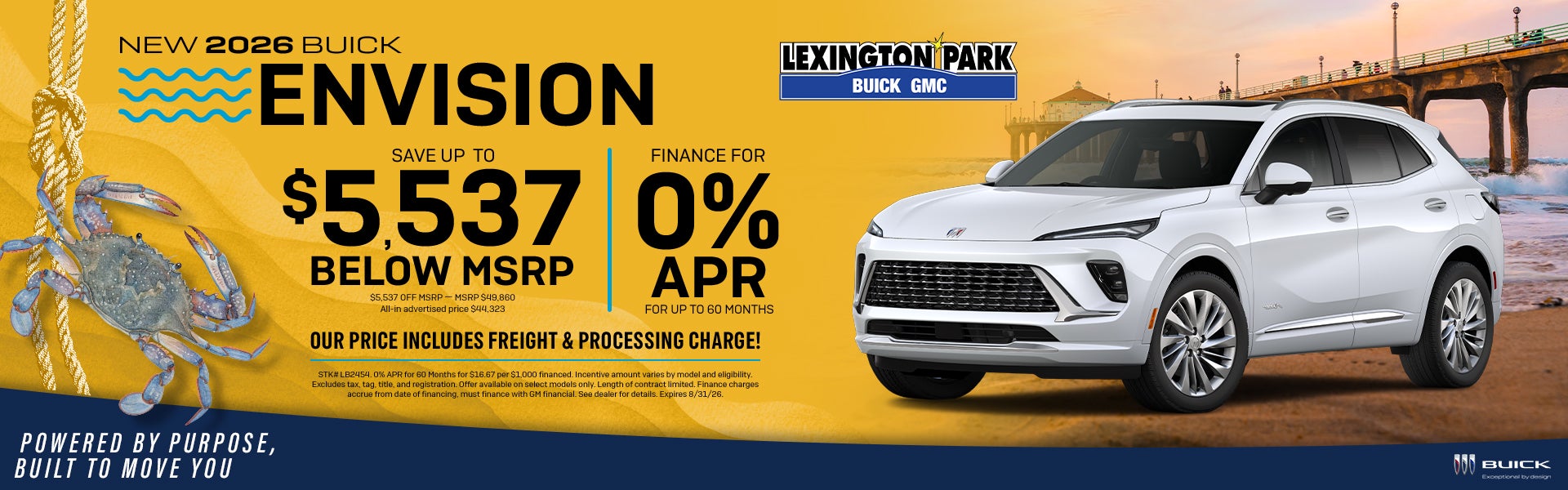 2026 Envision: Up to $5,537 off MSRP OR Finance for 0% APR
