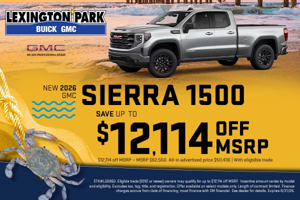 2026 Sierra: Up to $12,114 off MSRP