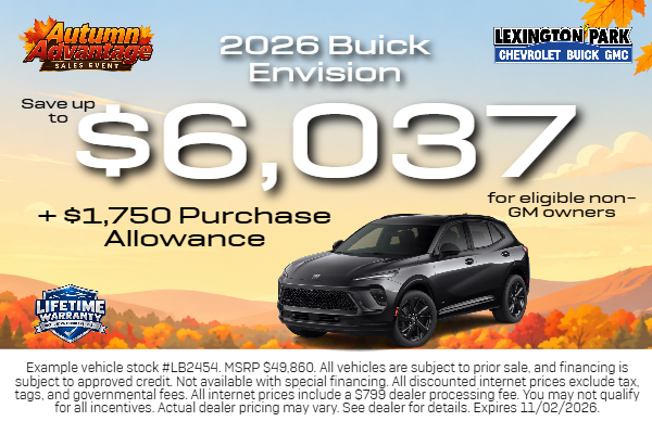 Up to $6,037 on Envision